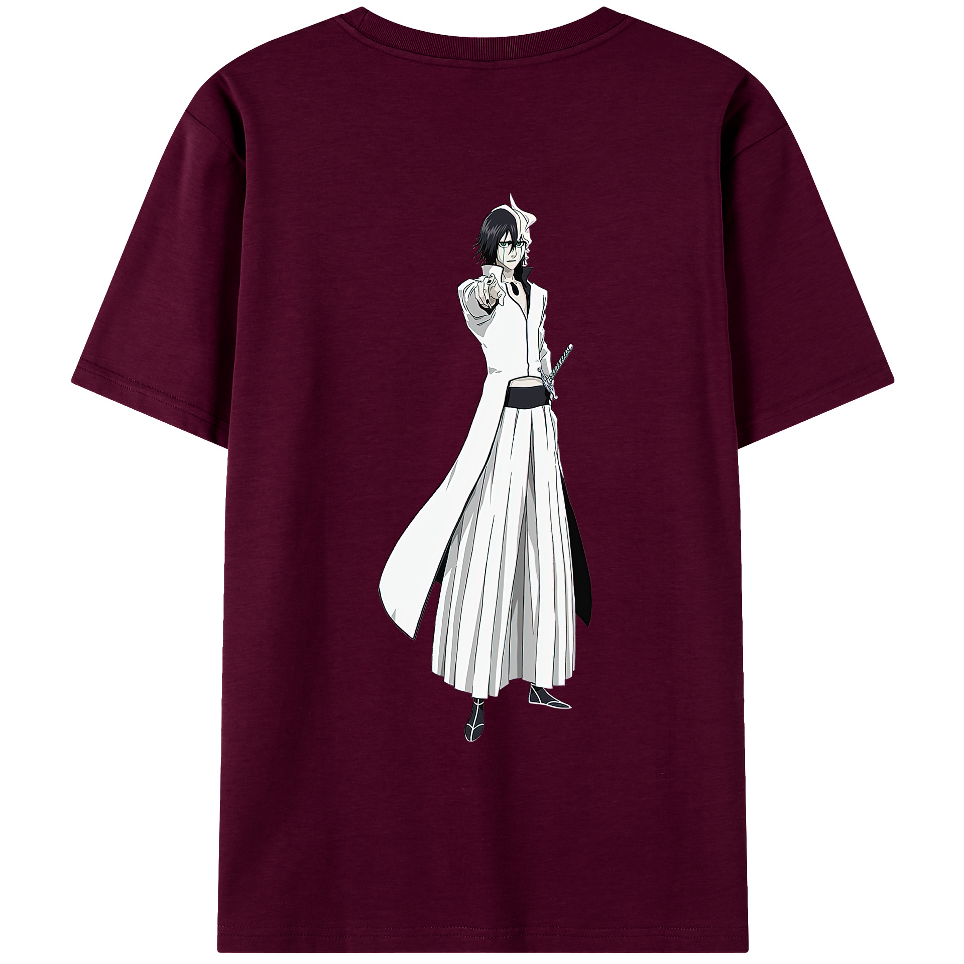 （画像用） ブリーチ ウルキオラ·シファー BLEACH Ulquiorra cifer レディース半袖Tシャツ(バックプリント)